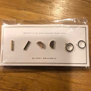 3 pack of pierced earrings- never used